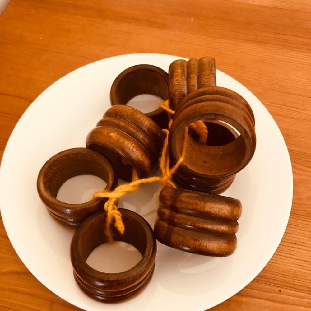 Vintage Napkins holders set of 8